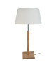 HOD Lampe a poser Bois de hetre acier 30x30x54 cm  Bois naturel