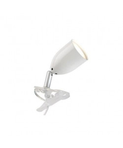 LEO Lampe pince LED GU10 3 W Blanc