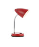 GLOBO LIGHTING Lampe a poser avec interrupteur  Ř 20,5 x H 35 cm  Chrome Rouge Plastique