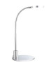 GLOBO LIGHTING Lampe a poser avec interrupteur  LED incluse  Ř 42 x H 27 cm  Aluminium Chrome