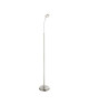 GLOBO LIGHTING Lampe a poser avec interrupteur  LED incluse  L 20 x l 11 x H 30 cm  Chrome Nickel Mat Acrylique Satiné