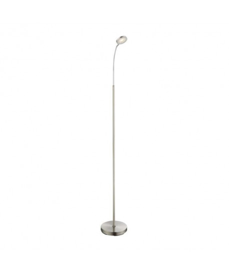 GLOBO LIGHTING Lampe a poser avec interrupteur  LED incluse  L 20 x l 11 x H 30 cm  Chrome Nickel Mat Acrylique Satiné