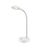 GLOBO LIGHTING Lampe a poser avec interrupteur  LED incluse  L 20 x l 11 x H 30 cm  Chrome Blanc Acrylique Satiné