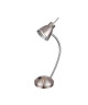 GLOBO LIGHTING Lampe a poser avec interrupteur  LED incluse  Ř 24 x H 44 cm  Nickel Mat Chrome