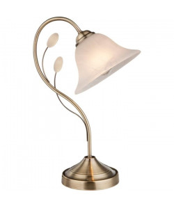 Lampe a poser laiton vieilli 42x19x27cm