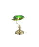 GLOBO Lampe a poser laiton L26 x l19 x h36 cm  Vert