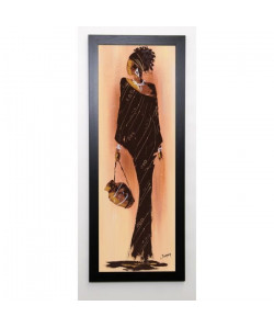 JOHANNA Image encadrée Bamako I 40x102 cm Marron