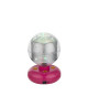 GLOBO LIGHTING Lampe a poser interrupteur  3 LEDS incluses  Ř 13,5 x H 18,8 cm  Plastique rose vif translucide