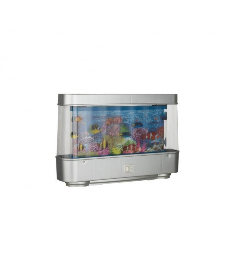 Lampe a poser LED en plastique 17x6,5x26,5cm Multicolore