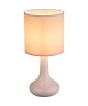 Lampe a poser en céramique 32x15x15cm Rose vif