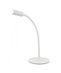 Lampe a poser LED en Métal 44,3x18,5x0 cm Blanc