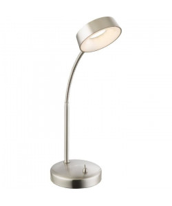 Lampe a poser LED en nickel mat 42x12x21cm