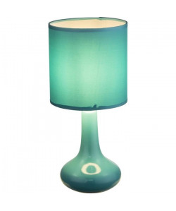 Lampe a poser en céramique 32x15x15cm Bleu