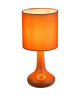 Lampe a poser en céramique 32x15x15cm Orange