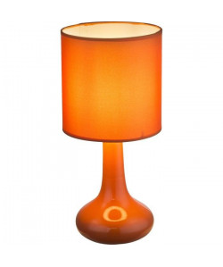 Lampe a poser en céramique 32x15x15cm Orange