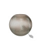 Lampe boule relief Verre 23x23x23 cm Gris