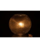 Lampe boule relief Verre 23x23x23 cm Gris