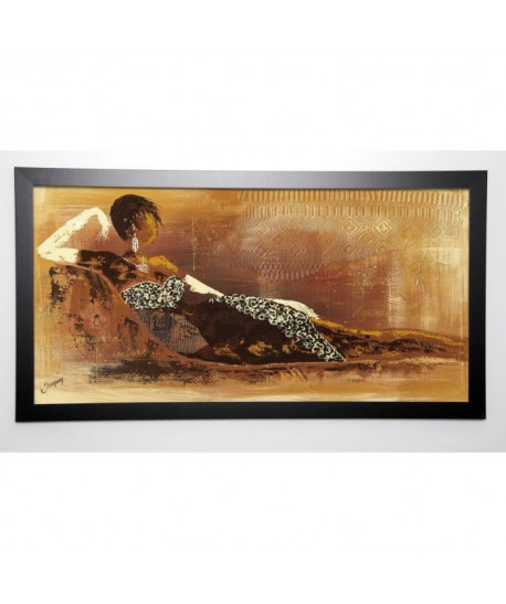 JOHANNA Image encadrée Instant I 57x107 cm Marron