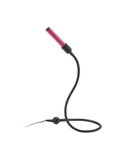 MATHIAS Lampe SNAKE  Laqué fushia  H 25 cm