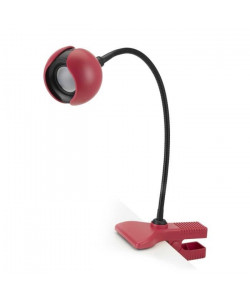 MATHIAS Lampe CYBER  Laqué rouge  H 34 x P 8 x L 25 cm