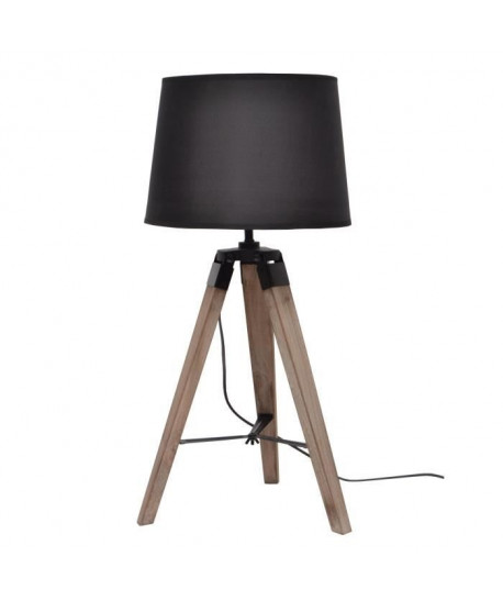 Lampe a poser E27 40 W ř30 cm Noir