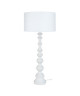 ANAIS Lampe a poser Bois de hetre 35x35x84 cm  Blanc