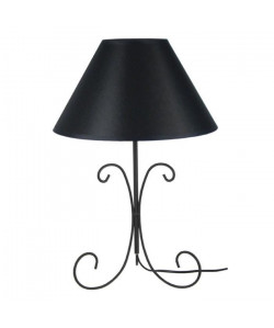 CURL Lampe a poser fil acier 30x30x45 cm  Noir