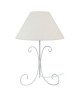 CURL Lampe a poser fil acier 30x30x45 cm  Blanc