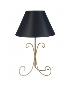 CURL Lampe a poser fil acier 30x30x45 cm  Or