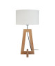 VILI Lampe a poser Bois de hetre acier 30x30x56 cm  Bois naturel