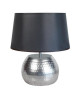 BANGALORE Lampe a poser  30x30x37 cm  Chrome / noir