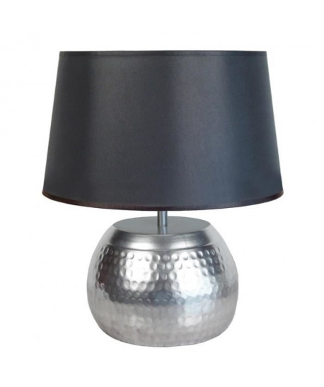 BANGALORE Lampe a poser  30x30x37 cm  Chrome / noir