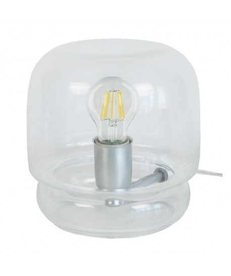 ISLE DE PAQUE Lampe a poser verre  20x20x20cm  Transparent