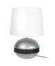 SAIGON BIG Lampe a poser acier   40x40x60cm Aluminium/Noir