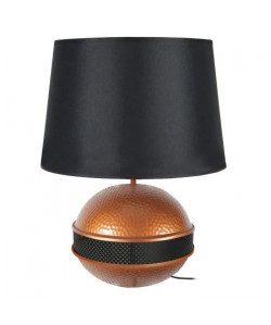 SAIGON MEDIUM Lampe a poser acier  40x40x55cm  Cuivre/Noir