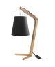 CHICKEN FOOT Lampe a poser Bois hetre  28x28x51cm  Bois/Noir