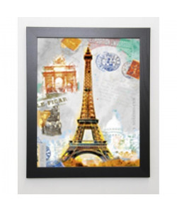 JULES Image encadrée Paris Vintage  47x57 cm  Multicolore