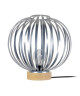 LAMELLES DAVOS Lampe a poser acier  36x36x35cm  Aluminium