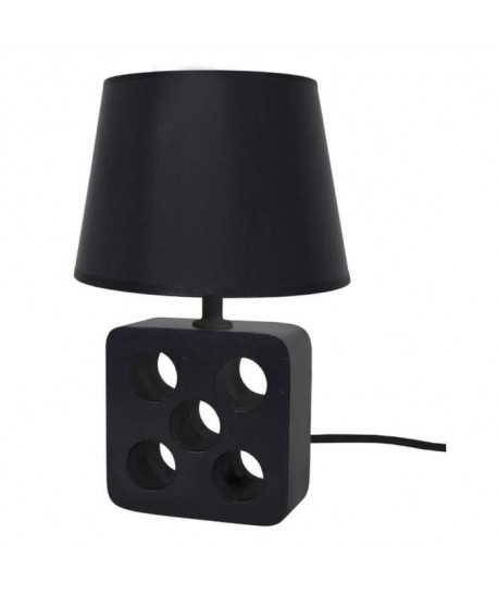 Lampe a poser ou de chevet Kubo E14 40W noir