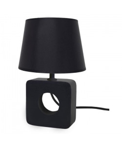 Lampe a poser ou de chevet Kebo E14 40W noir