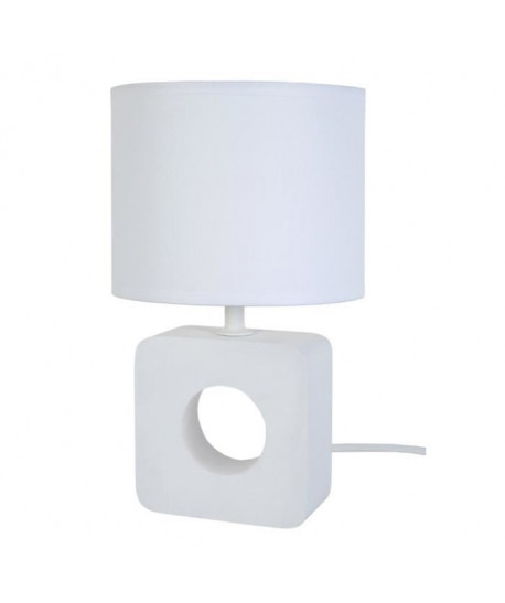 Lampe a poser ou de chevet Kebo E14 40W blanc