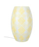 Lampe a posée décorative PowHow E27 60W creme jaune