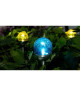 GALIX Lanterne solaire en inox  Bleu