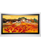 KEIFLIN ROGER Image encadrée Provence dorée 57x107 cm Orange