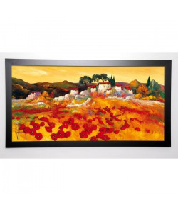 KEIFLIN ROGER Image encadrée Provence dorée 57x107 cm Orange