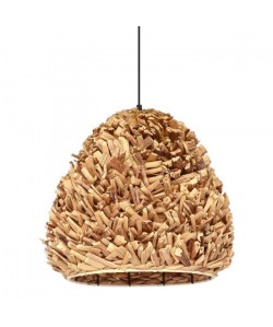 Lustre  suspension Phuket sea grass diametre 30 cm hauteur 35 cm E27 40W naturel