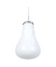 Lustre  suspension verre, forme ampoule traditionel