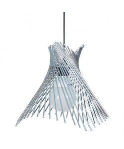 MIKADÔ Lustre  suspensions, fil métal en cône, diametre 35 cm, aluminium