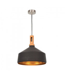 Lustre  suspension en métal 35x138 cm E27 40 W noir