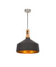 Lustre  suspension en métal 35x138 cm E27 40 W noir